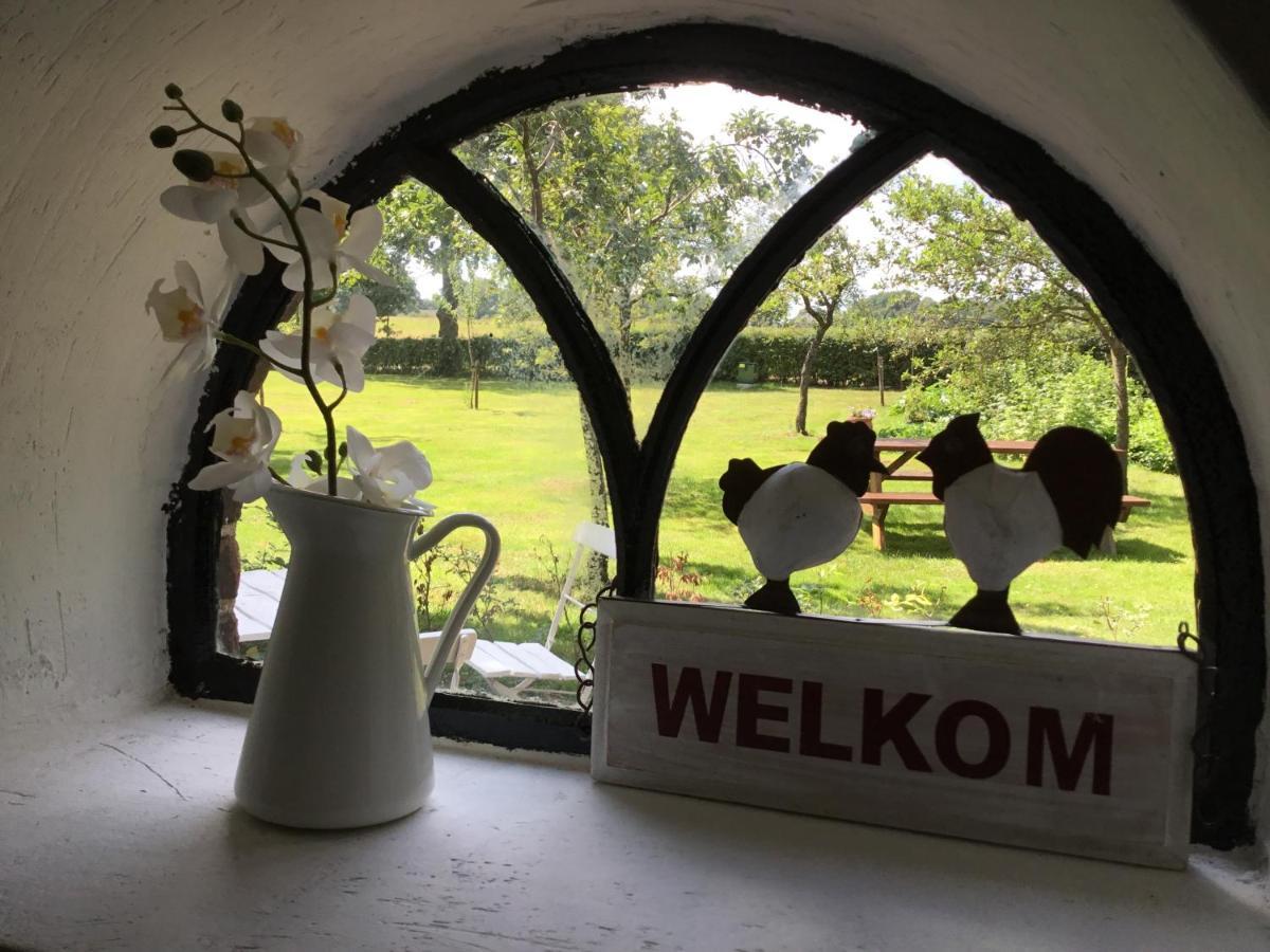 Landelijk Gelegen Huisje Op Erf Veeningen المظهر الخارجي الصورة